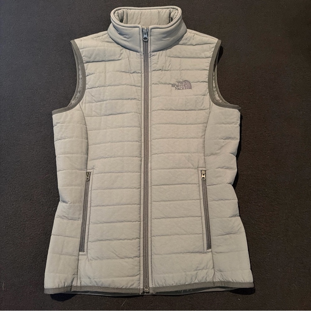 The North Face Cuchillo Sherpa Lined Vest Dark Grey‎ Women’s Size Small